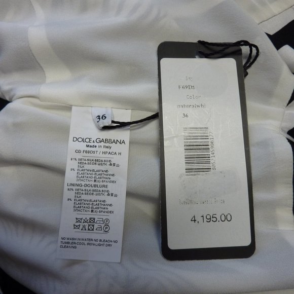 DOLCE & GABBANA Zebra-Print Charmeuse Midi Dress - Picture 12 of 12